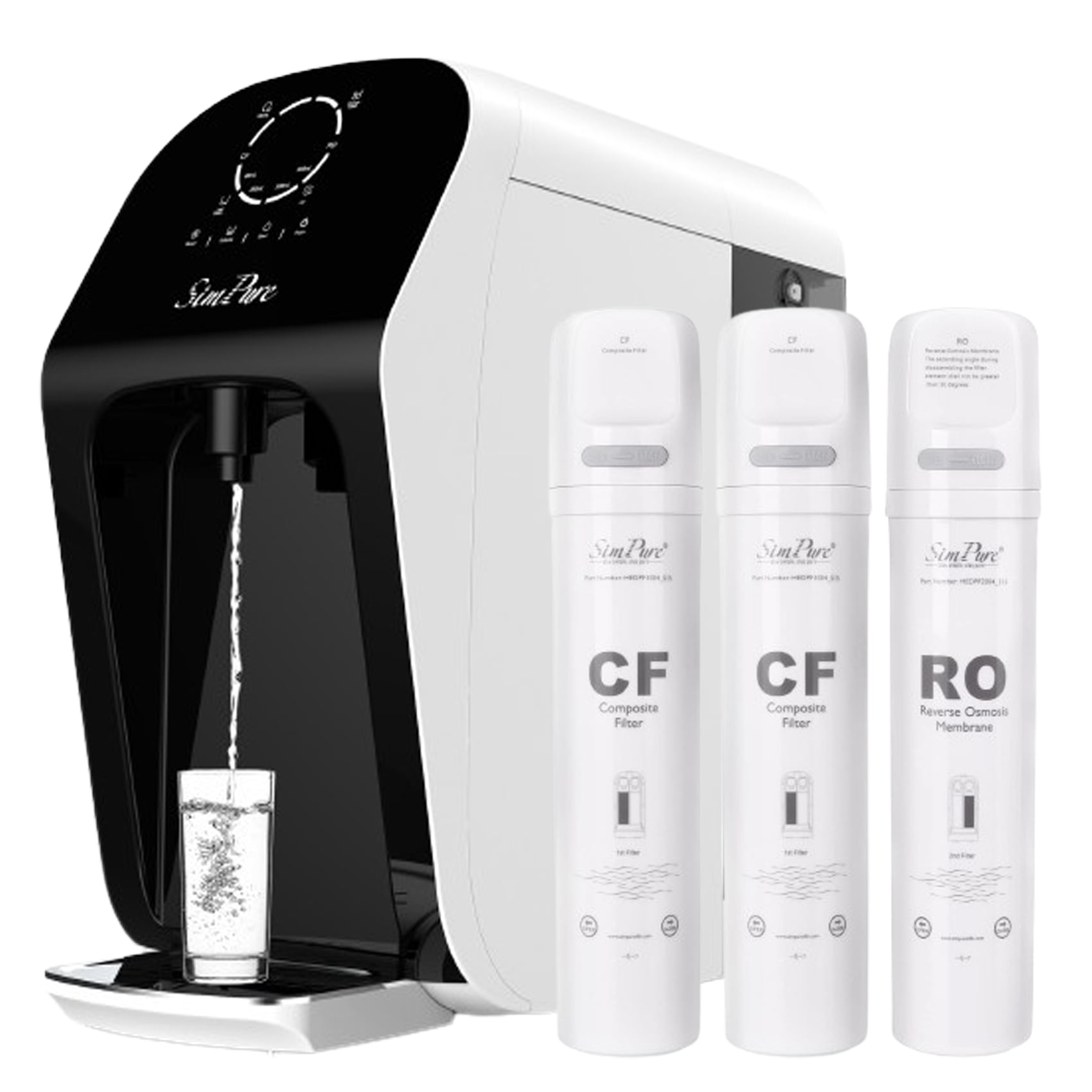 SimPure Portable Countertop Reverse Osmosis System with UV 
