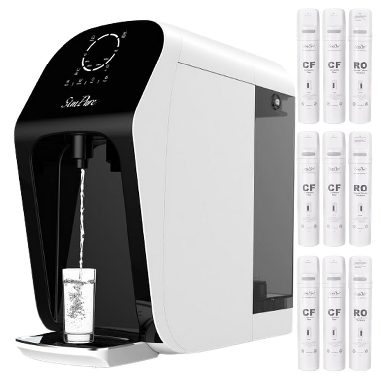 SimPure WP1-100 UV Countertop RO System Water Purifier with 