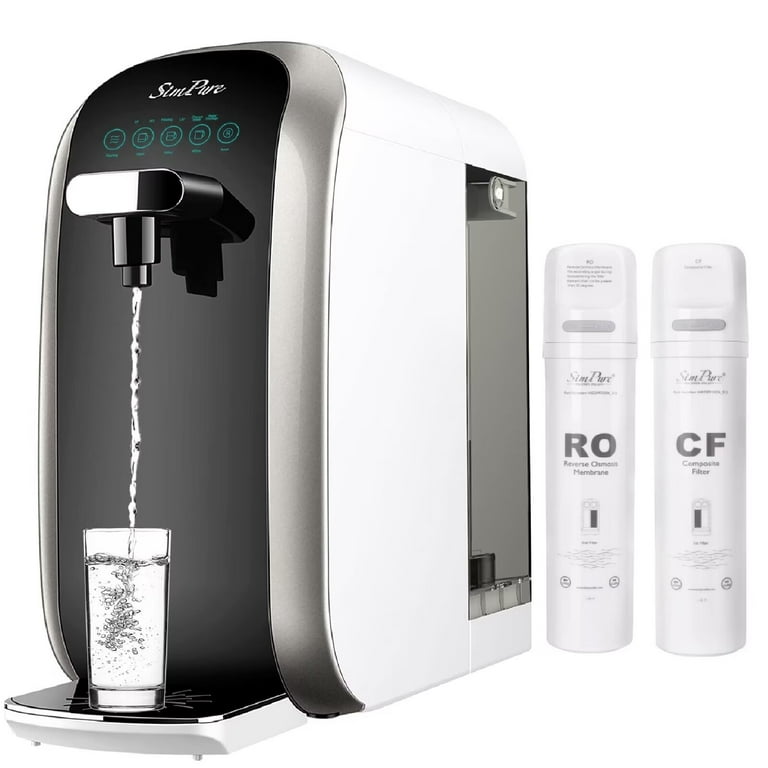 Countertop Reverse Osmosis System, SimPure 4 Stage RO Water 