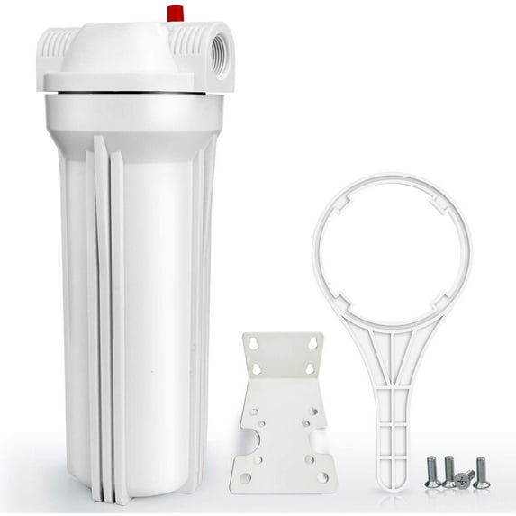 SimPure Whole House Water Filter Housing, Inline Water Filter, Universal 10'' Sediment Filter DB1045