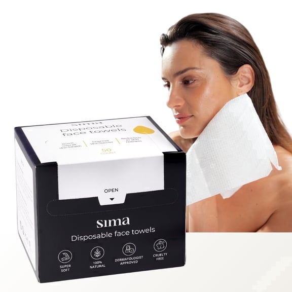 Sima Disposable Face Towels (50 Count)
