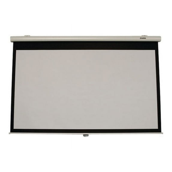 Sima SMS-92 - Projection screen - ceiling mountable, wall mountable - 92" (92.1 in) - 16:9 - white/sliver