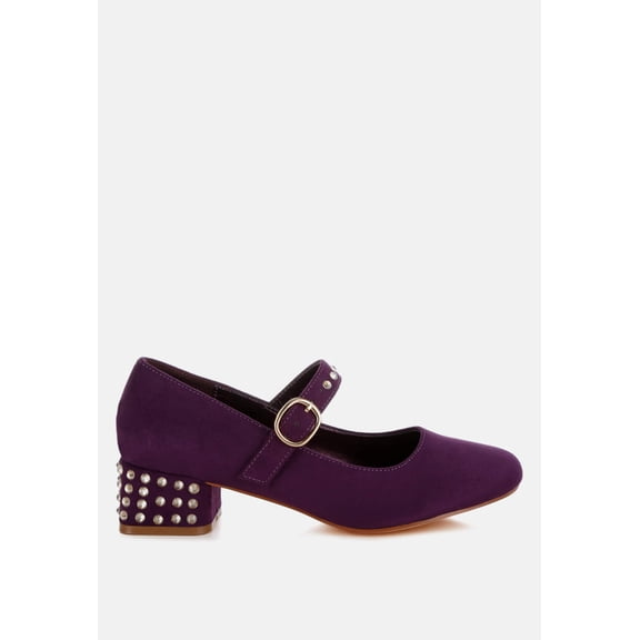 Sima Studded Mary Jane Pumps