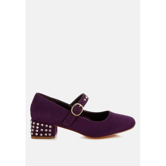 Sima Studded Mary Jane Pumps