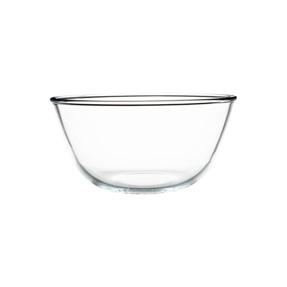 Simax 1.8 Quart Glass Mixing Bowls: Clear Glass Bowl - Kitchen Bowls use as Cooking Bowls - Baking Bowls - Microwave & Oven Safe Bowls - Mixing Bowls for Kitchen - Small Bowl for Salad. Prep & Serving