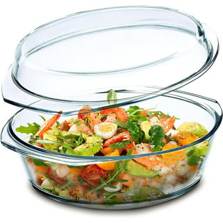 Simax Clear Glass Fluted Bundt Pan | Heat, Cold, and Shock Proof, Holds 1.4 Quarts, Made in Europe