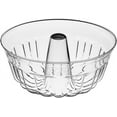 thumbnail image 1 of Simax Fluted Bundt Cake Pan Clear Glass Baking Pan Flan Mold, 2 Quarts, 1 of 5