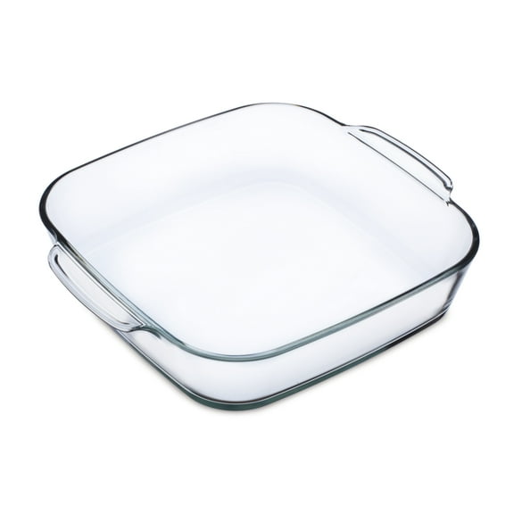 Simax Glass Roaster Dish, Large Square Roaster Pan For Baking And Cooking, Oven and Dishwasher Safe Cookware, 1.5 Quart Casserole Oven Pan