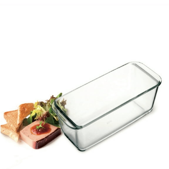 Simax Glassware Classic 1.5 Quart Loaf Dish, Heat, Cold and Shock-Proof Borosilicate Glass, Made in Europe, Dishwasher Safe, 11? x 4.8? x 3?
