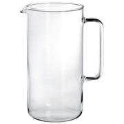 Simax Glassware Clear Glass Pitcher | 2.1 Quart. Borosilicate Glass, Microwave and Dishwasher Safe