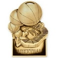 thumbnail image 1 of Simba  3.5 in. Standup Medal Basketball, Gold - Pack of 25, 1 of 1