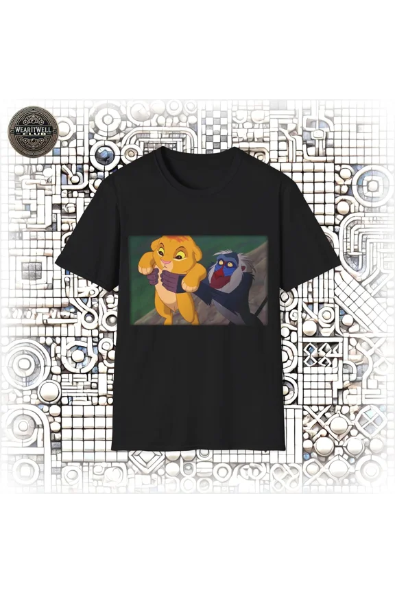 Simba Being Lifted on Pride Rock The Lion King Unisex T-Shirt