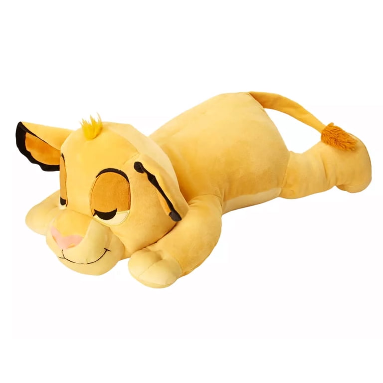 Disney Cuddleez, Plush Lion King, 26'' Large, Soft Nap Companion
