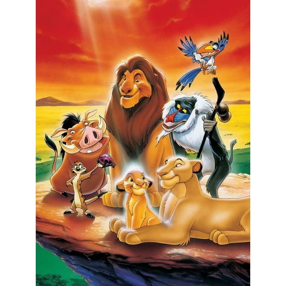 Simba Diamond Painting Kits for Adults,Scar Diamond Painting,The Lion King Diamond Art,Suitable for Home Wall Decoration 12x16 Inch