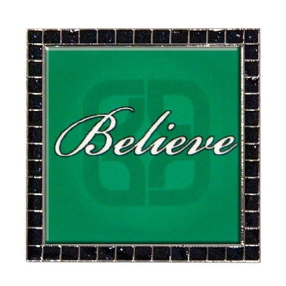 Simba EXPRESS-SPG415 1.25 in. Square Vibrant Gem Lapel Pin