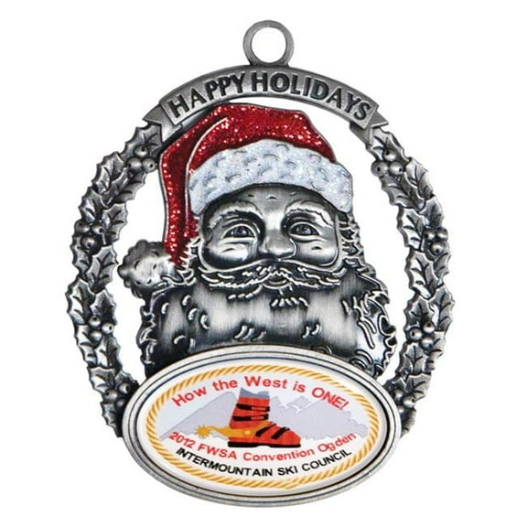 Simba EXPRESS-XM41 2.5 in. Holiday Ornament - Santa