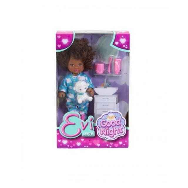 Simba Evi Love Good Night Doll Set, 6inch Height, Multicolor