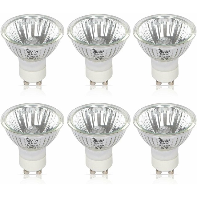 Simba Lighting Halogen GU10 120V 35W Bulbs MR16 Reflector with Cover