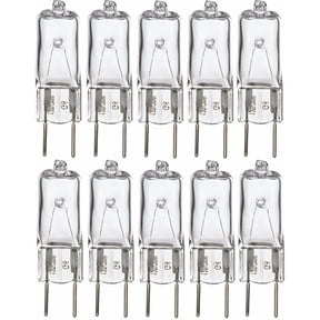 Simba Lighting Halogen Light Bulb G8 T4 35W JCD Bi-Pin Longer 1.7" Length 120V, 2700K, 10-Pack