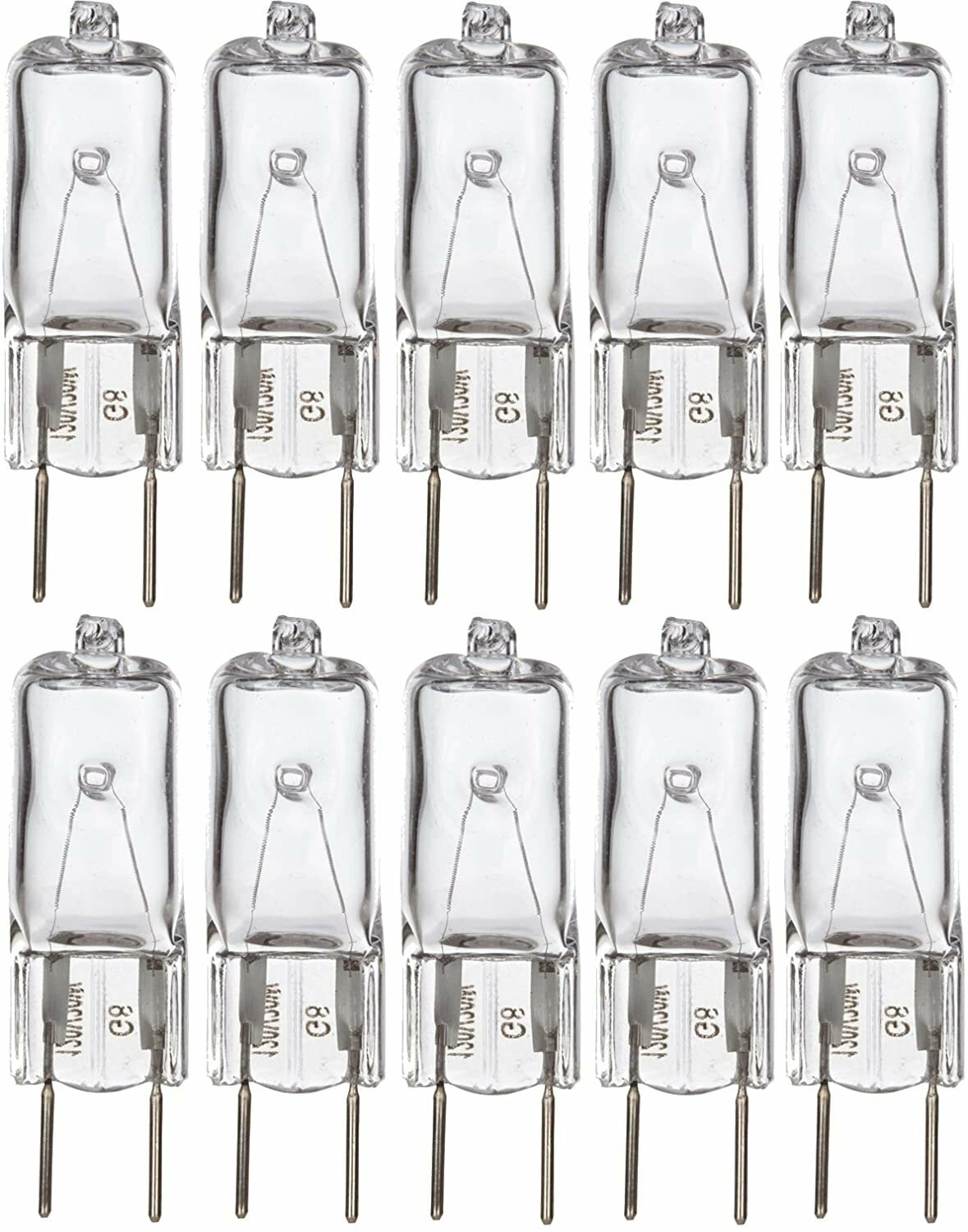 Simba Lighting Halogen Light Bulb G8 T4 50W JCD Bi-Pin Longer 1.7 ...