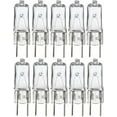 thumbnail image 1 of Simba Lighting Halogen Light Bulb G8 T4 50W JCD Bi-Pin Longer 1.7" Length 120V, 2700K, 10-Pack, 1 of 11