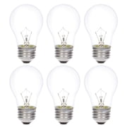 Simba Lighting Incandescent Appliance Light Bulb A15 25W E26 Medium Base, 120V 2700K, 6-Pack