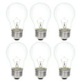 thumbnail image 1 of Simba Lighting Incandescent Appliance Light Bulb A15 40W E26 Medium Base, 120V 2700K, 6-Pack, 1 of 9