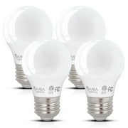 Simba Lighting LED A15 ETL Listed 5W 40W Equivalent Small Bulbs 120V E26 Base 5000K Daylight 4-Pack