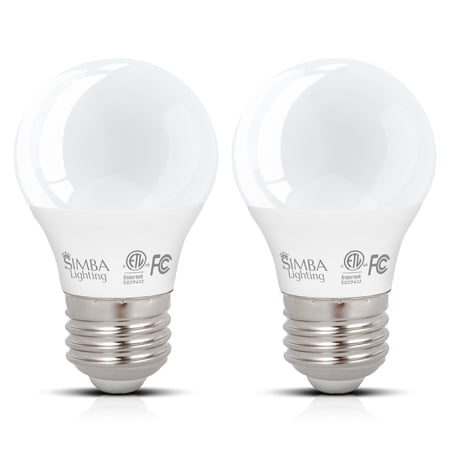 Simba Lighting LED A15 ETL Listed Refrigerator 5W 40W Equivalent Bulbs 120V E26 Base 5000K Daylight 2-Pack price history and forecast - Simba Lighting SL-4A15D
