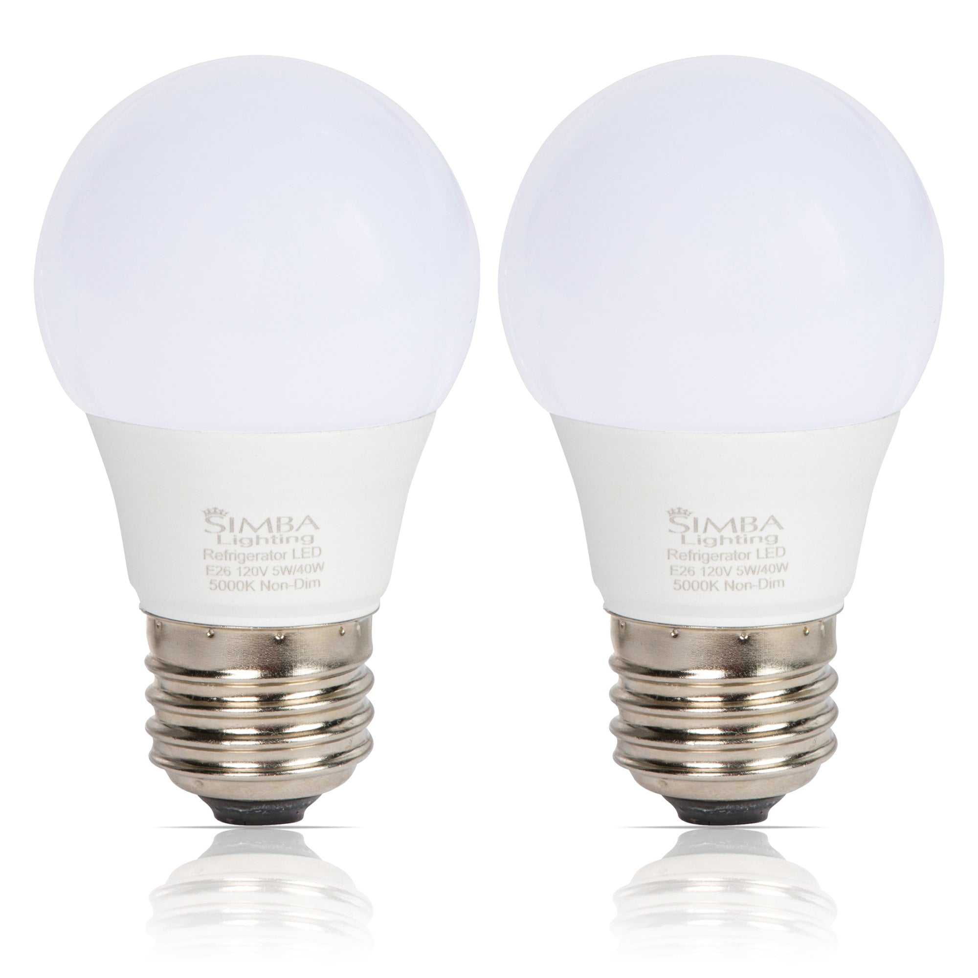 2Pcs LED Refrigerator Light Bulb 3.5Watts Equivalent E27 Medium Base  Compact Corn Lamp Replaces for PS12364857 5304511738 AP6278388 