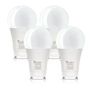 Simba Lighting LED A19 9W 60W 75W Replacement Bulbs 120V GU24 Twist Base 5000K Daylight 4-Pack