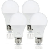 Simba Lighting LED A19 9W 60W Equivalent Bulbs 120V E26 Base 5000K Daylight 4-Pack