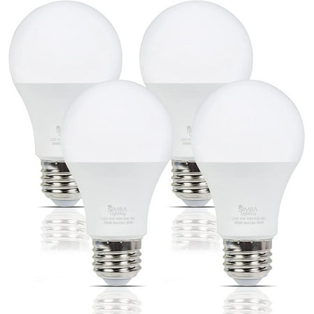 Simba Lighting LED A19 ETL Listed 9W 60W-75W Equivalent Bulbs 120V E26 Base 5000K Daylight 4-Pack price history and forecast - Simba Lighting SL-9A19D
