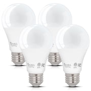 Simba Lighting LED A19 ETL Listed 9W 60W-75W Equivalent Bulbs 120V E26 Base 5000K Daylight 4-Pack