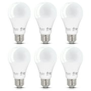 Simba Lighting LED A19 ETL Listed 9W 60W-75W Equivalent Dimmable Bulbs 120V E26 Base 2700K Warm White 6-Pack