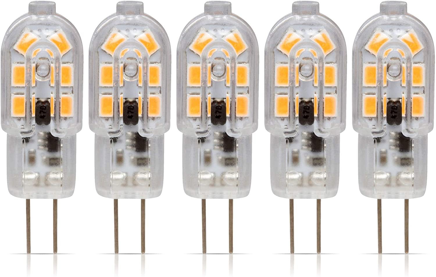 DOPKUSS G4 LED Bulbs 12V Led Light AC/DC Bi-Pin Base Landscape Light Bulbs  3 Watt 12v Light Bulb - G4 Bulb LED Lighting Equiavlent to 30W Low Voltage
