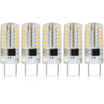 Simba Lighting LED G8 1.5W T4 20W Halogen Replacement JCD Bi-Pin Base 120V 3000K Soft White, 5 Pack