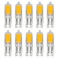 thumbnail image 1 of Simba Lighting LED G9 T4 JCD 2W 25W Replacement Bulbs 120V Bi-Pin Base 2700K Warm White 10-Pack, 1 of 9
