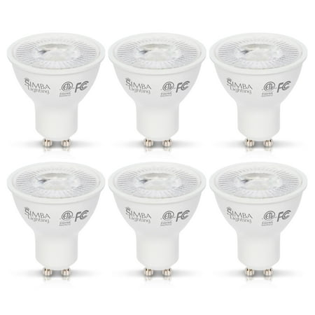 Simba Lighting LED GU10 ETL Listed 5W 50W Replacement Spot Light Bulb 120V Twist Base Non-Dimmable 5000K 6-Pack price history and forecast - Simba Lighting SL-5GU10D