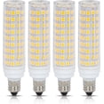 thumbnail image 1 of Simba Lighting LED T4 JCD 9W 75W 100W Halogen Replacement Bulbs 120V E11 Base 3000K Soft White 4-Pack, 1 of 10