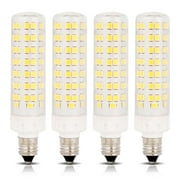 Simba Lighting LED T6 JCD 8W 75W 80W Halogen Replacement Bulbs 120V E11 Base 6000K Daylight 4-Pack