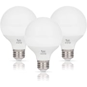 Simba Lighting LED Vanity Globe G25 G80 8W 60W Equivalent Bulbs 120V E26 Base 2700K Soft White 3-Pack