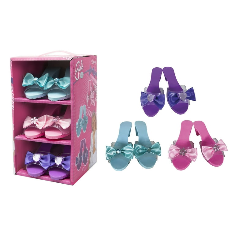 Bundle of 5 Disney Princess Play Dress Up Princess Shoes Little Girls