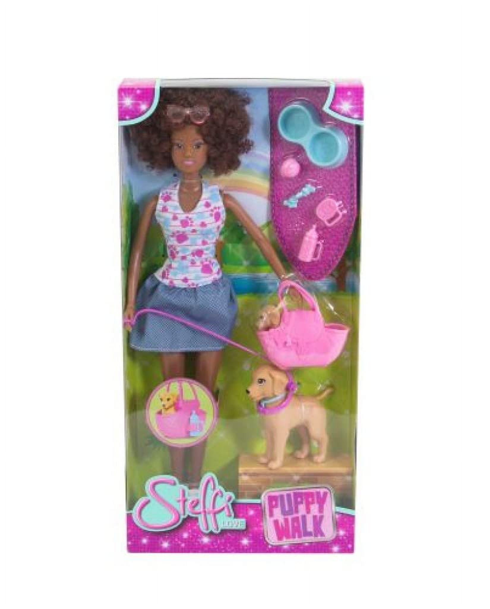 Simba Steffi Love Puppy Walk Doll Set 11 inch Height Multicolor