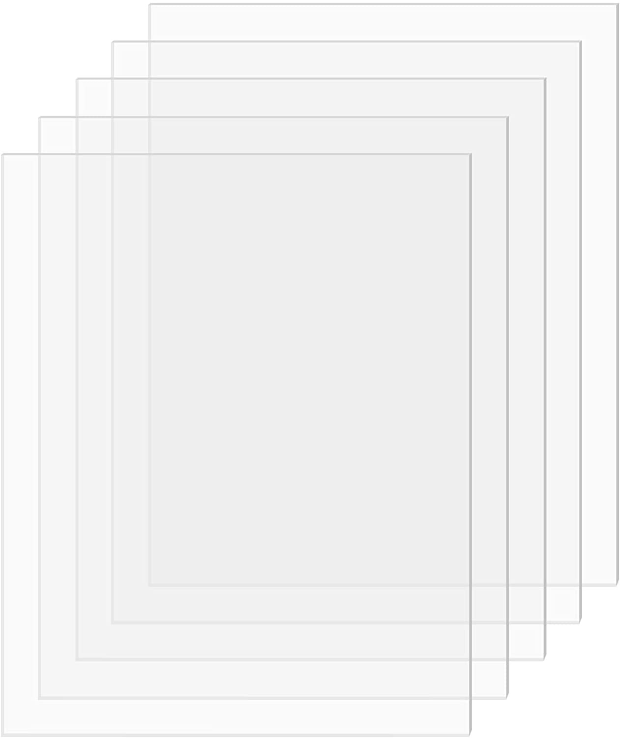 100x100mm Clear Acrylic Sheet Plastic Panel Cut 2/3/4/5/6/8/10mm