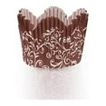 thumbnail image 1 of Simcha Collection 1596 24-30 Count Petal Baking Cups, Brown - Mini, 1 of 1