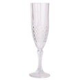 thumbnail image 1 of Simcha Collection Plastic Crystal Effect Champagne Flutes Pack of 4, 1 of 3