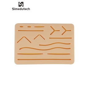 Simedutech 3-Layer Suture Pad with Wounds for Practicing Suturing