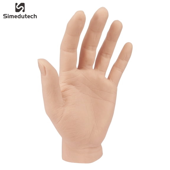Simedutech Use Teaching Simulation Silicone Hand (Imitation Surgical Artificial Skin Texture)
