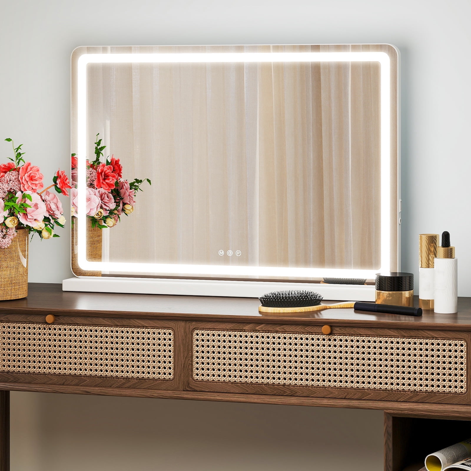 アクセサリー MAXWIN HIGH SPEC DIGITAL ROOM MIRROR Simenmax-17-x-13-Vanity-Mirror